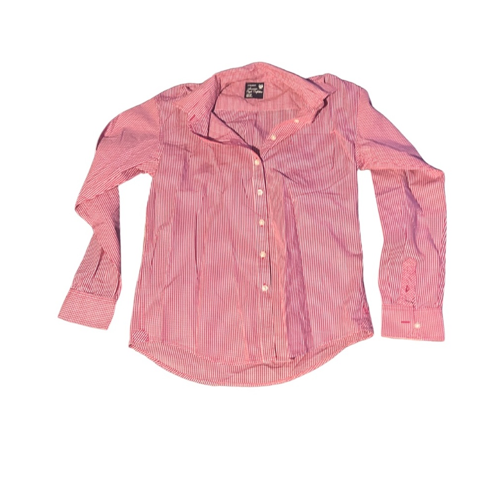 American Eagle Boyfriend Fit Gingham Button-Up Shirt – XS